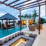 Modern Monochrome Home with Calm and Cosy Terrace and Steps